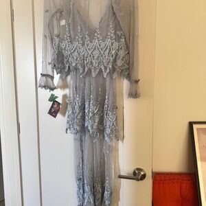Claire Pettibone Lace Negligee and Jacket NWT